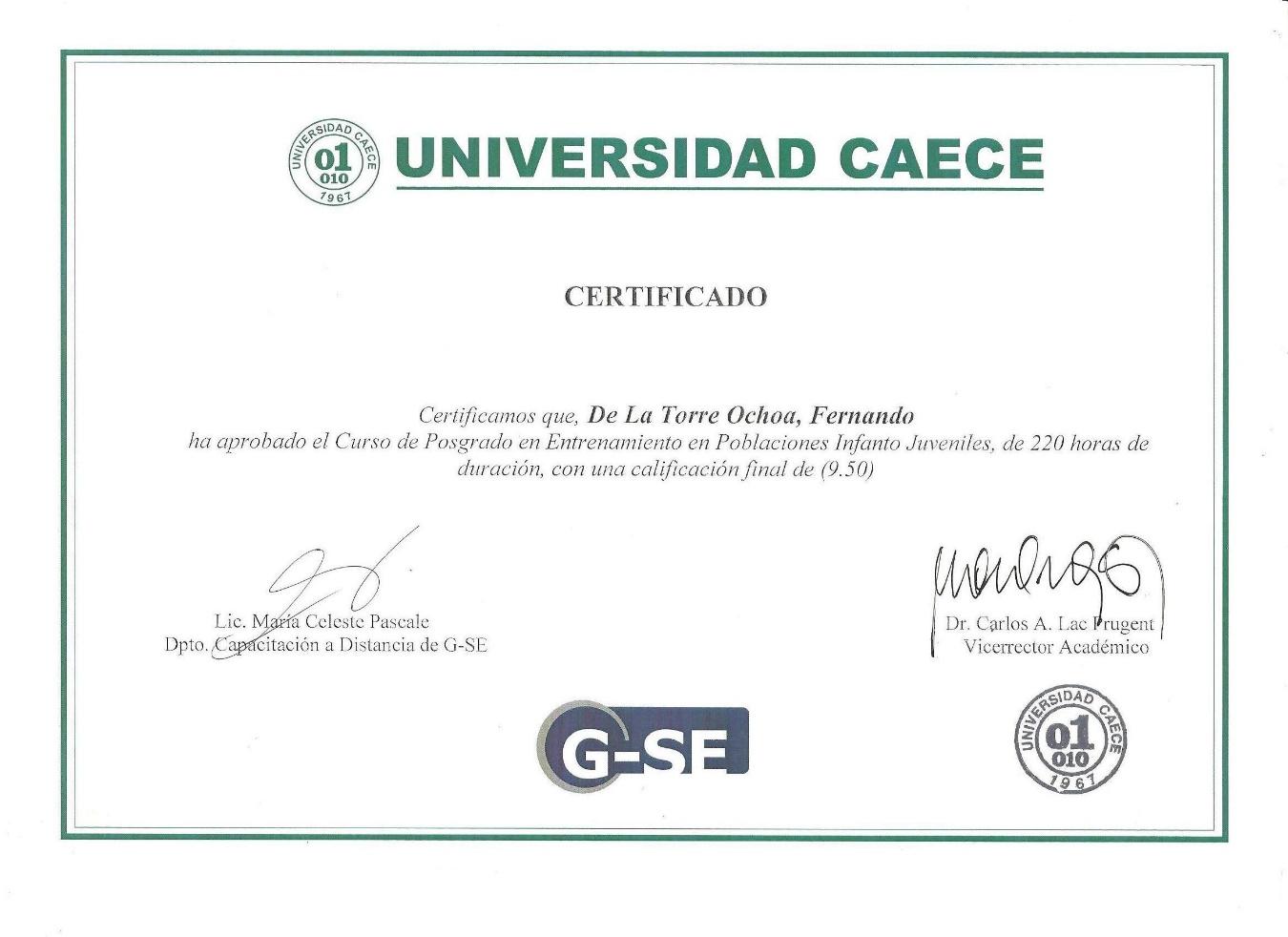 Certificado